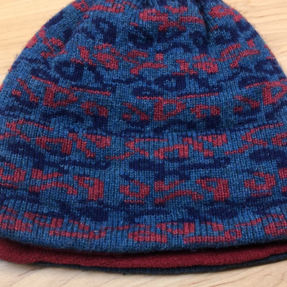 Vintage Riverwind Woolens of Montpelier Knit Ski Hat - 100% Wool Shell - Picture 2 of 8